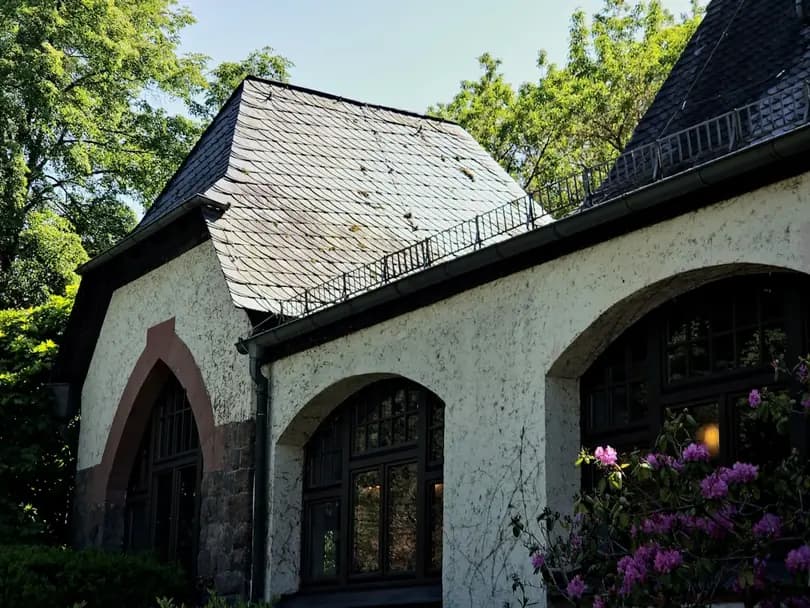 A roof replacement job in progress, the kind of real, unedited photo that outperforms stock imagery on a roofing website.